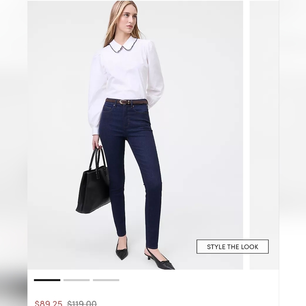 Ann Taylor Dark Blue The Skinny Jeans